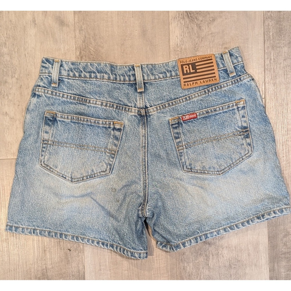 Vintage Polo Jeans Company by Ralph Lauren Blue Denim Shorts, Size 8